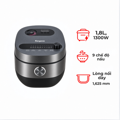 Nồi cơm cao tần Kangaroo 1.8 lít KG18RIH2