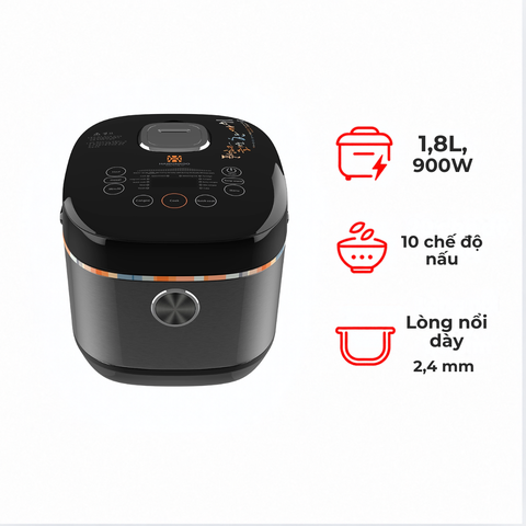Nồi cơm điện tử Hawonkoo RCH-150-BA 1.5 lít