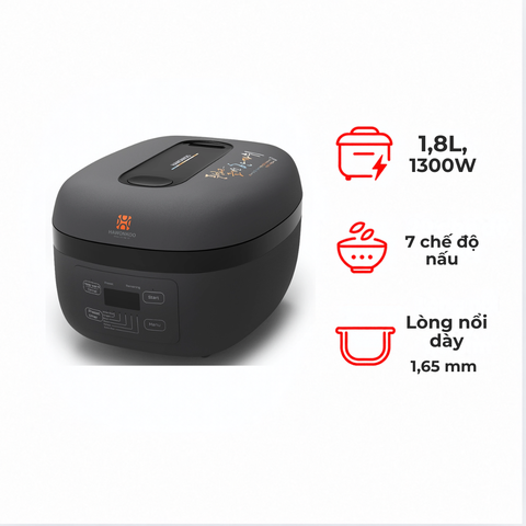 Nồi cơm điện cao tần Hawonkoo RCH-152-IH-GR 1.5 lít màu xám