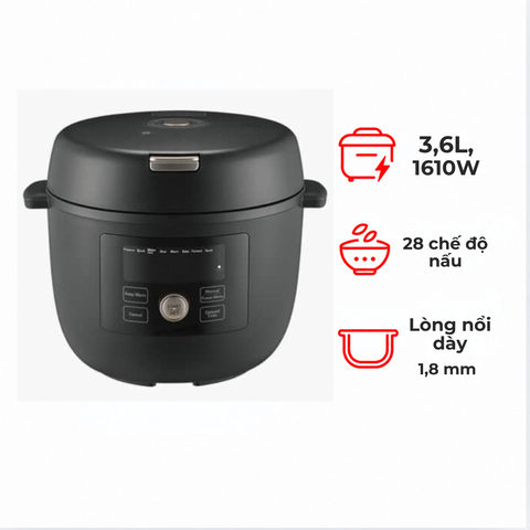 Nồi áp suất Tiger COK-B40W lòng nồi 2.5 lít
