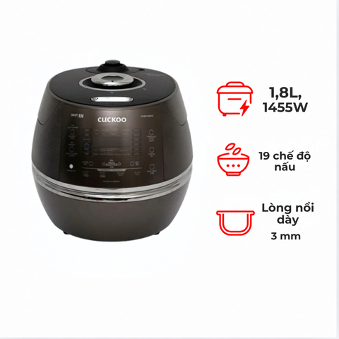 Nồi cơm điện cao tần Cuckoo 1.8 lít CRP-CHSS1009FN