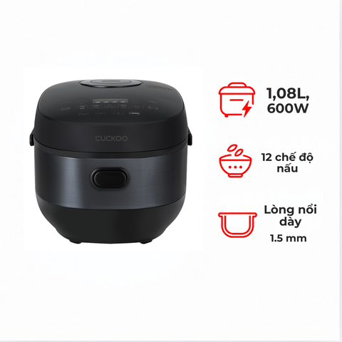 Nồi cơm điện tử Cuckoo CR-0690F/BKBKCRVNCV 1.08 lít