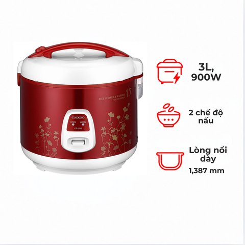 Nồi cơm điện Cuckoo CR-1713/DRVNCV 3.0 lít
