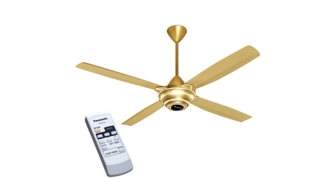Quạt trần Panasonic 4 cánh F56MZG(GO) trục dài 59W màu vàng