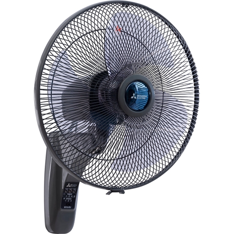 Quạt treo tường Mitsubishi 3 cánh W16-RA-CYGY 47W xám đậm có điều khiển từ xa