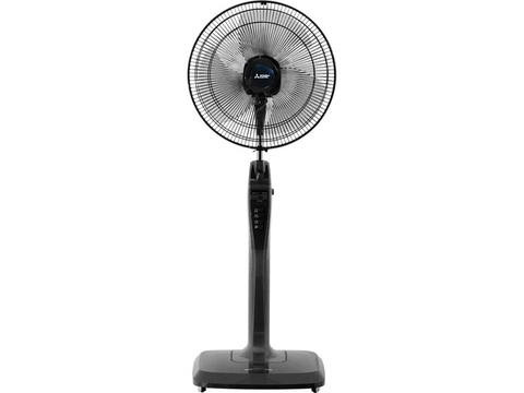Quạt cây Mitsubishi LV16-RB-CYGY 3 cánh 47W màu ghi đậm có điều khiển từ xa