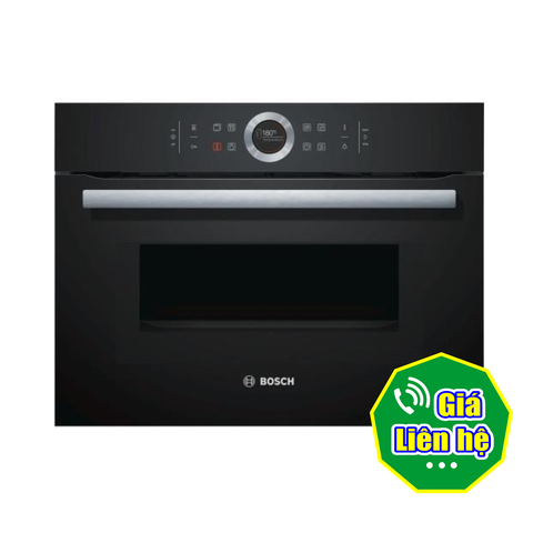 Lò vi sóng có nướng âm tủ Bosch CMG633BB1 Seri 8 900W/3600W 71 lít