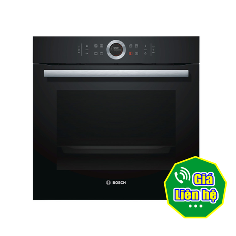 Lò nướng âm tủ Bosch HBG634BB1B Seri 8 3600W 71 lít