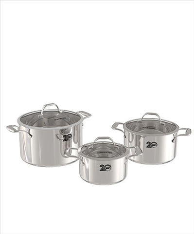 Bộ nồi inox Sunhouse SHG2020 3 chiếc