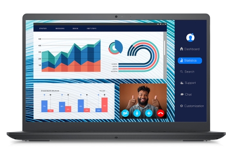 Máy tính xách tay Dell Vostro 3420 ( i5.1235U/16GB DDR4/SSD 512GB/Intel Iris Xe Graphics/ 14inch FHD/Win11/Màu Xám/NK) V3420 I516G512NK