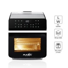 Nồi chiên không dầu kết hợp hấp cao cấp Magic Eco S12 12 lít