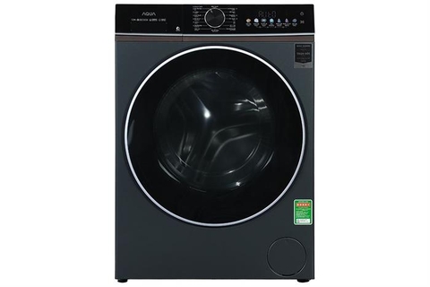 Máy giặt Aqua AW12-BD4657U1M(GN)cửa trước 12kg inverter, phân bổ nước giặt xả