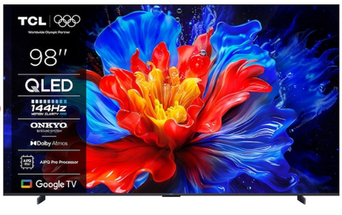 Tivi TCL 98P8K QLED Google TV 4K 98 Inch new 2025