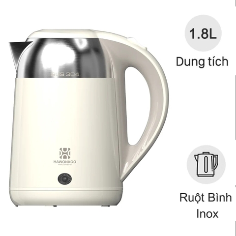 Ấm siêu tốc Hawonkoo KEH-181 1.8 lít