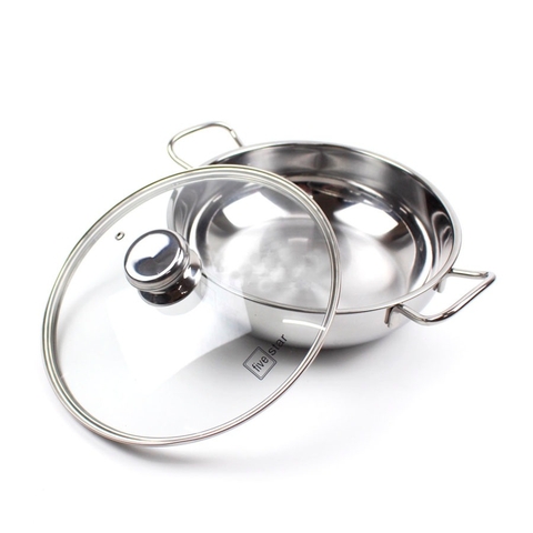 Nồi Lẩu đa năng Fivestar nắp kinh 28cm FSCL28IN001