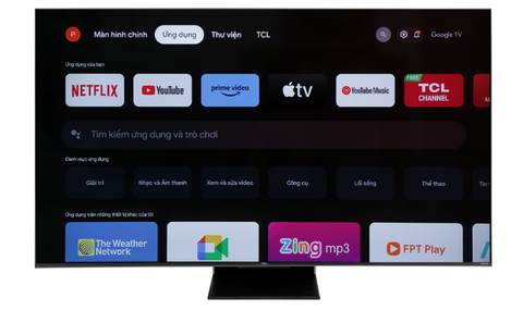 Google Tivi TCL 55C755 4K 55 inch QD-Mini LED 144hz