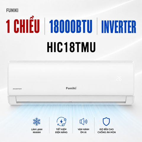 Điều hòa Funiki 1 chiều 18000BTU Inverter HIC18TMU