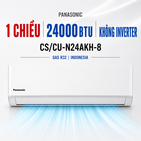 Điều hòa Panasonic 1 chiều 24000BTU CS/CU-N24AKH-8