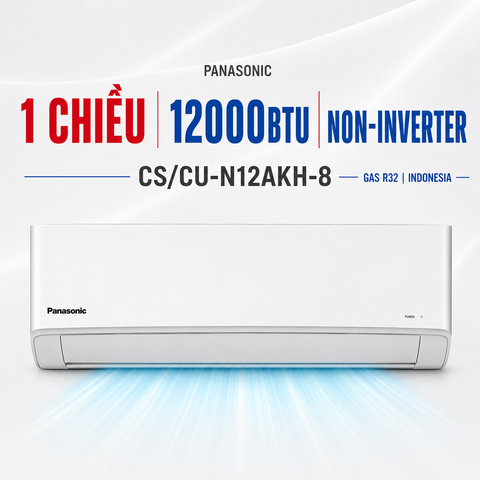 Điều hòa Panasonic 1 chiều 12000Btu CS/CU-N12AKH-8