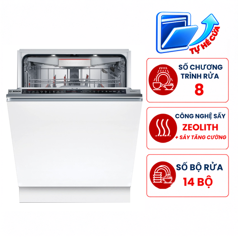 Máy rửa bát âm tủ Bosch SMD8TCX04E Serie 8