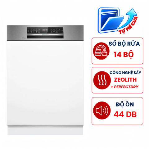 MÁY RỬA BÁT BOSCH SMI6YAS04E bán âm