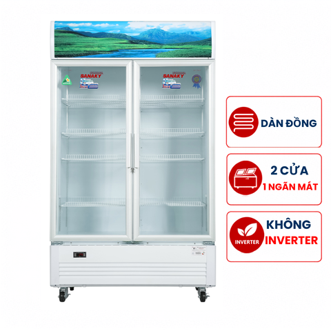 Tủ mát 2 cánh Sanaky 1100 lít VH-1209HP