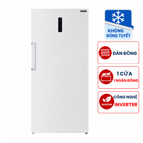 Tủ đông Sanden SFN-0600 600L, không đóng tuyết