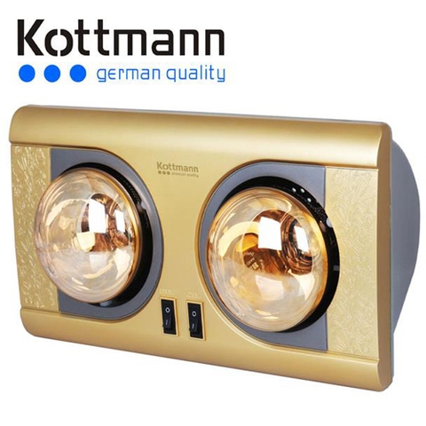 Đèn sưởi nhà tắm Kottmann 2 bóng K2B