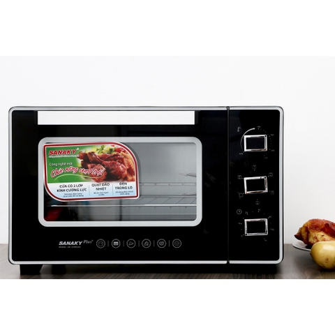 Lò nướng Sanaky VH3599N2D 35 lít vỏ inox