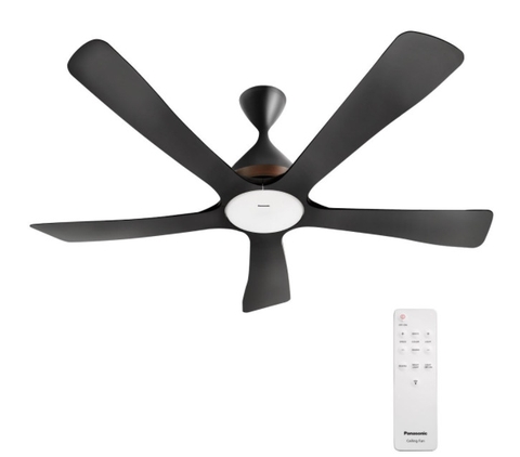 Quạt trần Panasonic 5 cánh F‑60DGN 73W màu đen