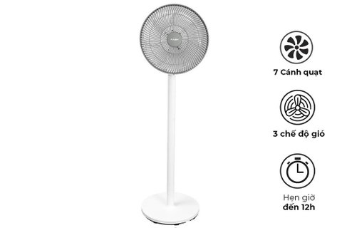 Quạt cây Magic A-252 7 cánh 20W màu trắng có điều khiển từ xa