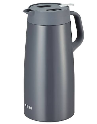 Bình thủy giữ nhiệt chân không Tiger PWO-A160-HD, 1.6L màu xám