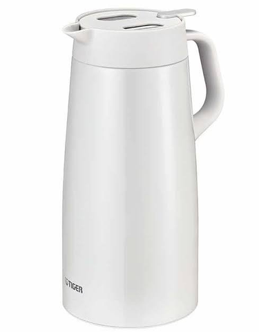 Bình thủy giữ nhiệt chân không Tiger PWO-A160-W 1.6L màu trắng