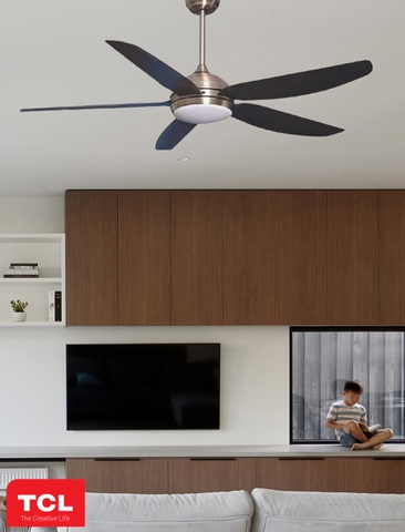 Quạt trần TCL 5 cánh TCL57-YN04(CU) 50W màu đồng