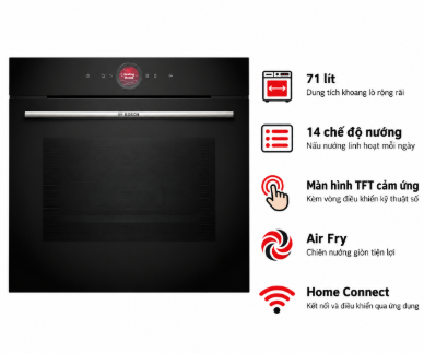 LÒ NƯỚNG ÂM TỦ BOSCH HBG7341B1B SERIES 8