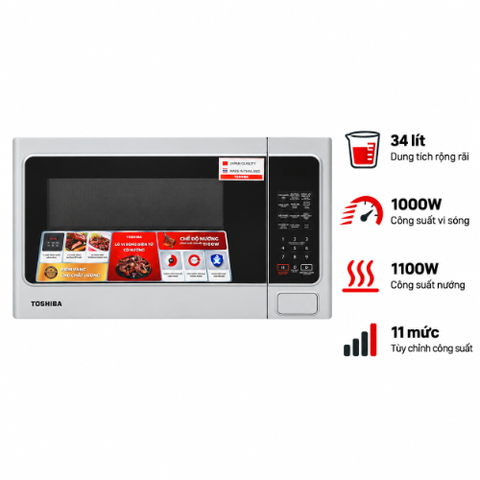 Lò vi sóng Toshiba có nướng ER-SGS34(S1)VN 34 lít