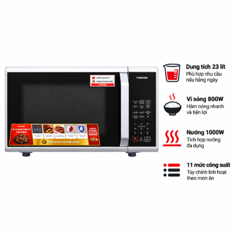 Lò vi sóng Toshiba ER-SGS23(S1)VN 23 lít có nướng