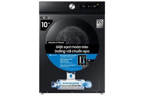 Máy giặt Samsung WW10DB7U34GBSV Bespoke AI EcoBubble Inverter 10 kg