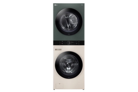 Tháp máy giặt sấy LG WT2116SHEG WashTower Inverter giặt 21 kg - sấy 16 kg