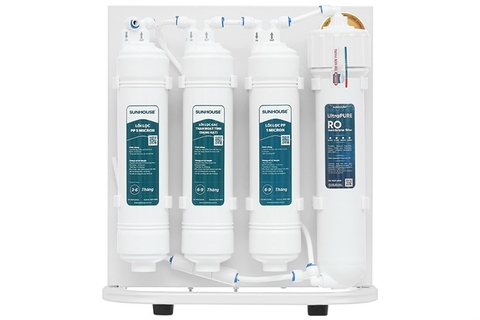 Máy lọc nước RO Sunhouse SHA8201KV 10 cấp lọc lõi đúc để gầm không tủ
