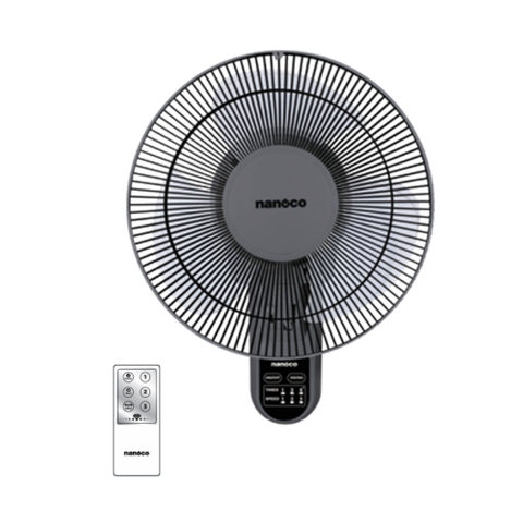Quạt treo tường Nanoco NWF1219RC có điều khiển