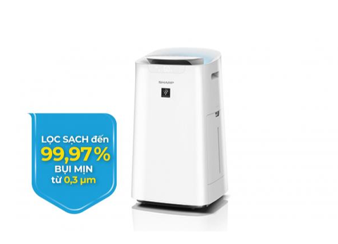 Máy lọc không khí Sharp KI-L60V-W có tạo ẩm dùng cho phòng 50m2