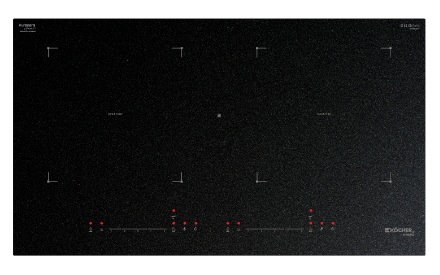 Bếp từ đôi Kocher X-NANO 6 mặt kính tinh thể X-Nano, 4000W, Thái Lan