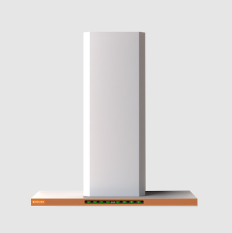 Máy hút mùi Kocher LUVIA PREMIUM chữ T 70cm 1150m3/1h màu cam