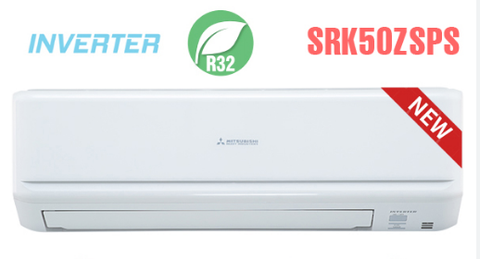 Điều hòa Mitsubishi  2 chiều Inverter R32 SRK/SRC50ZSPS-W5 công suất 18000Btu