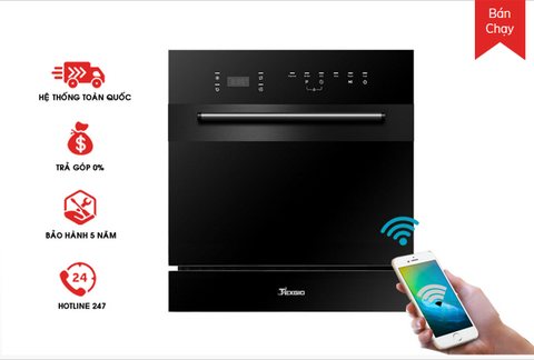 Máy rửa bát Texgio Dishwasher TGWF68GB - 8 Bộ độc lập