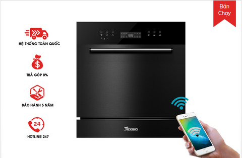 Máy rửa bát Texgio Dishwasher TGWF98SB - 8 Bộ độc lập
