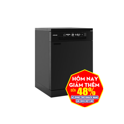 Máy rửa bát Kocher KDEU-8828BLACK 13 bộ độc lập, sấy khô 3D nhập Malaysia