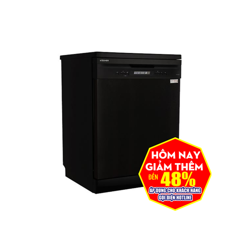 Máy rửa bát Kocher KDEU-8835BL 15 bộ độc lập, tự hé cửa nhập Malaysia