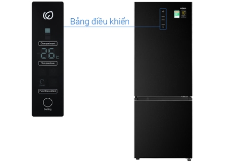 Tủ Lạnh Aqua AQR-B388MA.FB Inverter 340 lít